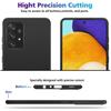 Samsung Galaxy A52 5G/4G Case Ultra Thin Premium TPU Premium Exact Fit/NO Bulkiness Soft Case for Samsung Galaxy A52 - Black