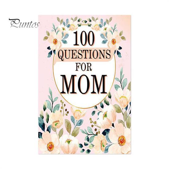 

100 вопросов для мамы. Дневник для мам, где они могут поделиться своими воспоминаниями о жизни. Книга-напоминание на День матери. Подарок на день рождения. розовый