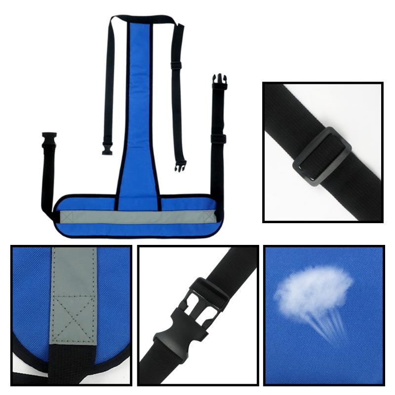 Adjustable Wheelchair Anti-Fall Belt with Padded Cushion, Secure & Comfortable Harness to Prevent Sliding, Easy to Use