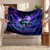 Rocket League Personalized Flannel Blanket, Custom Printed Text Name, Warm Soft Blanket For Couch Bed