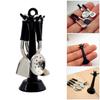 Compact Standing Dollhouses Kitchen Utensils Realistic Alloy Shovel Spoon Safe Toy Accessory For Children