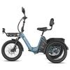 Bicicletta Cargo Elettrica Fafrees F20 Mate 20" Gomma ad Aria Pieghevole E-Bike 48V 21AH Freni a Doppio Disco Velocità Massima 25km/h Carico Massimo 180kg