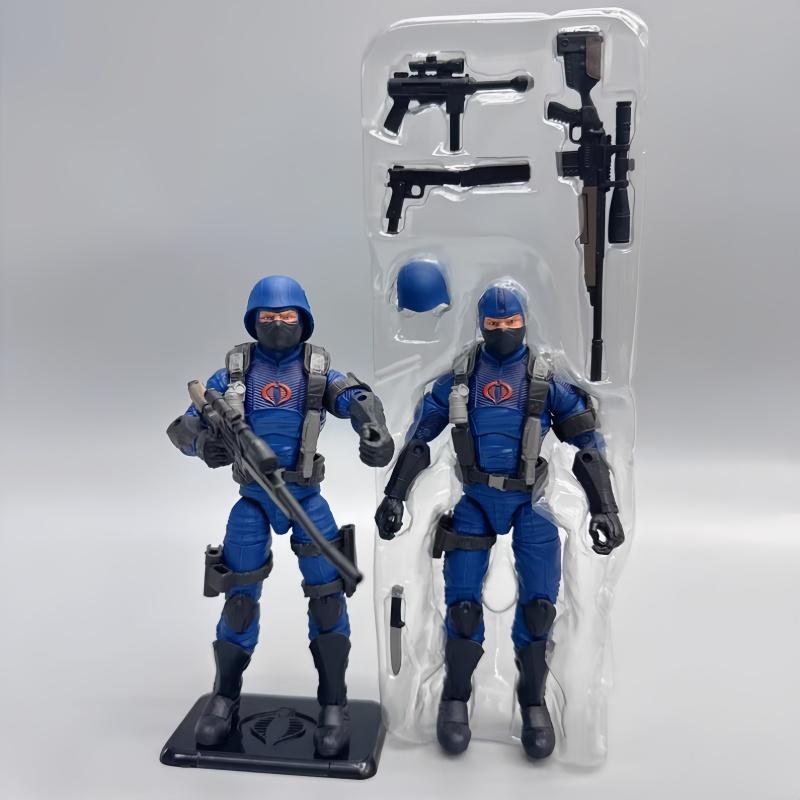 Latest Popular In Stock 6 Inch G.I. Joe Gi Joe Classified Serie Retro Snake Eyes Cardback Cobra Trooper Mobile Action Figurine Model Present