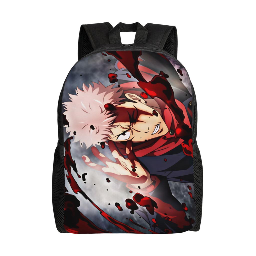 Yuji Itadori Backpack J-Jujutsu Kaisens Cycling Backpacks Male Cool School Bags Designer Durable Rucksack
