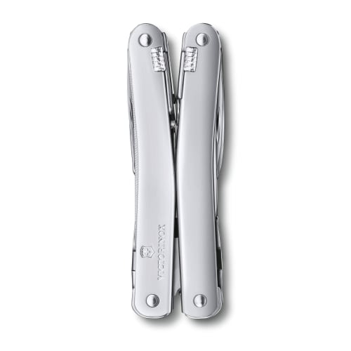VICTORINOX Swiss Tool Spirit X Plus Ratchet, Silver, with Nylon Case, DIY Multi-Function Knife, Pliers, Locking, Swiss-Made 37-Function Multi-Tool [Wa