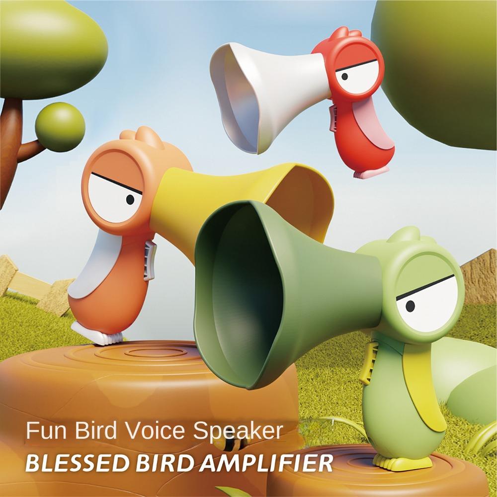 

Cartoon Voice Changer Kids Funny Voice Changer Modifiers Toy Mini Bird Voice Changing Device Kid червоний