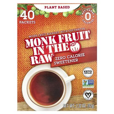 In the Raw, Mönchsfrucht In The Raw®, kalorienfreier Süßstoff, 40 Päckchen, 1,12 oz (32 g)