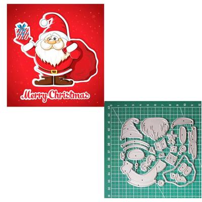 It's Santa Claus Sending Gift Designs Metal Cutting Dies DIY Scrapbooking Embossing Stencil Paper Craft Album Template
