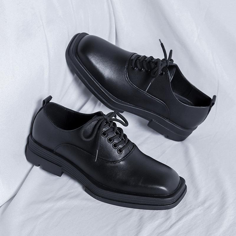 Fashion Brand Man Shoes Formal Genuine Leather Shoes for Men Lace Up Oxfords for Male Wedding Party Office Business Casual Shoe Men