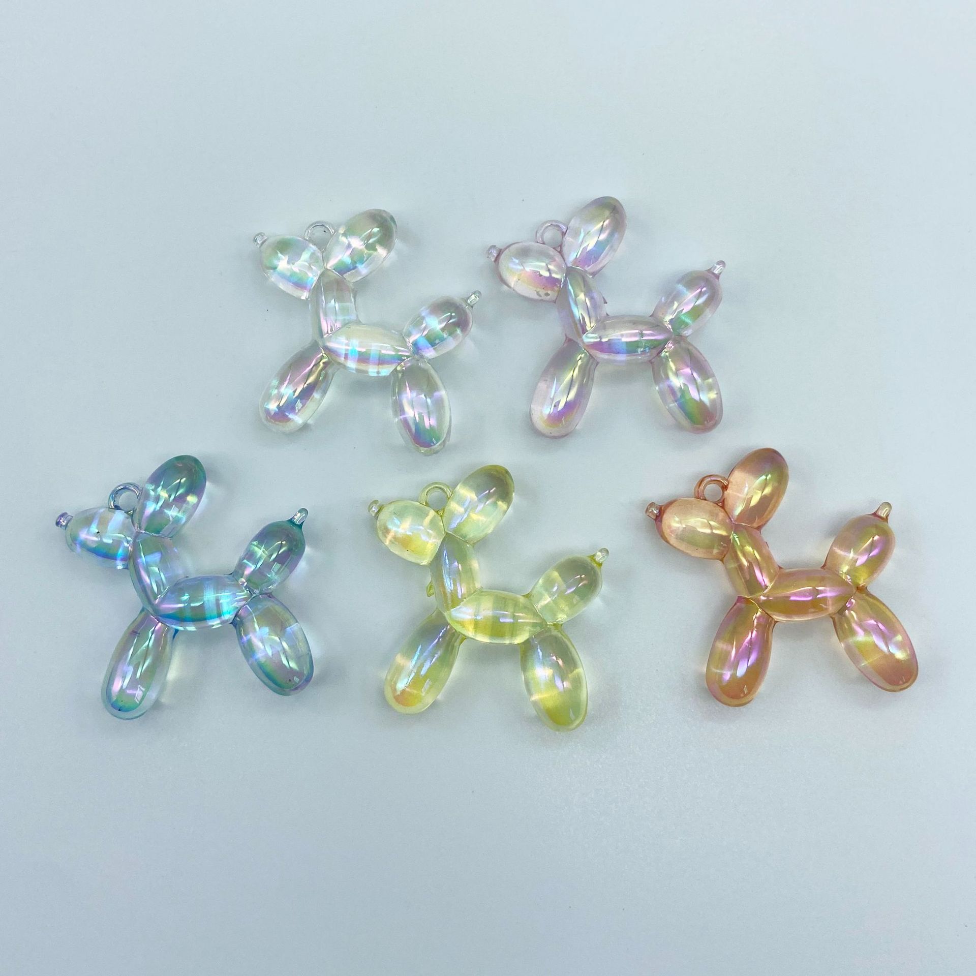 

5 шт. Мини керамический воздушный шар собака абстрактный орнамент креативная скульптура кабинет статуя домашний офис аксессуары праздничное украшение