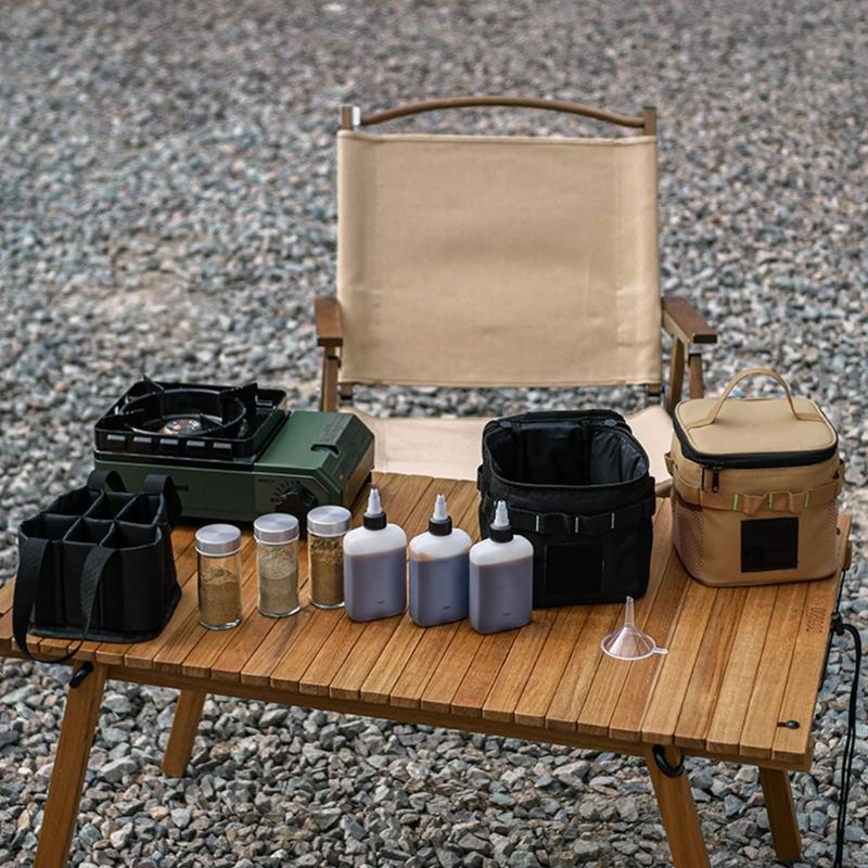 Przenośna Torba na Przyprawy Torba Organizery na Słoiczki z Przyprawami Uchwyt na Butelki z Przyprawami Mini Butelka na Przyprawy Pojemnik na Przyprawy