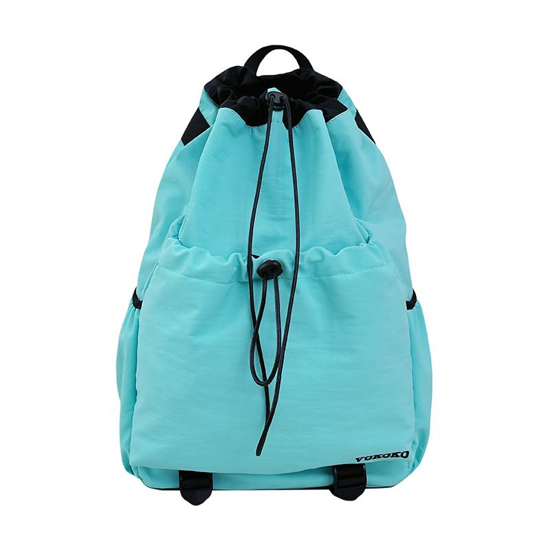 

Рюкзак со шнурком Легкий дорожный рюкзак озеро синий