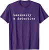 Detective-Inspired Graphic T-Shirt for Unique Style