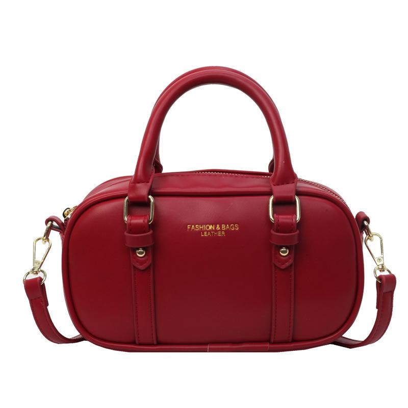 

Популярная маленькая квадратная сумка женская новая модная сумочка текстурная на плечо сумка-мессенджер бордовый