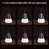 Cool Mist Humidifier with Candle Light Aromatherapy Diffuser Auto Off Air Diffuser Humidifier for Bedroom Living Room Office