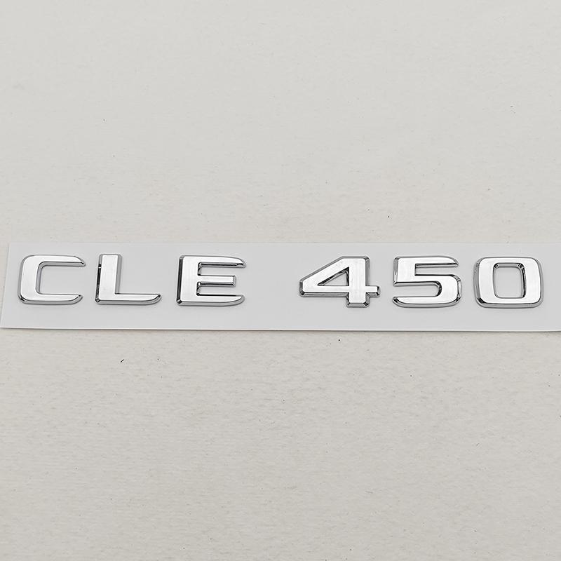 3D ABS Car Letters Logo CLE200 CLE260 CLE300 CLE450 Badge Rear Trunk Emblem Decals For Mercedes Benz CLE Class Auto Tail Marking