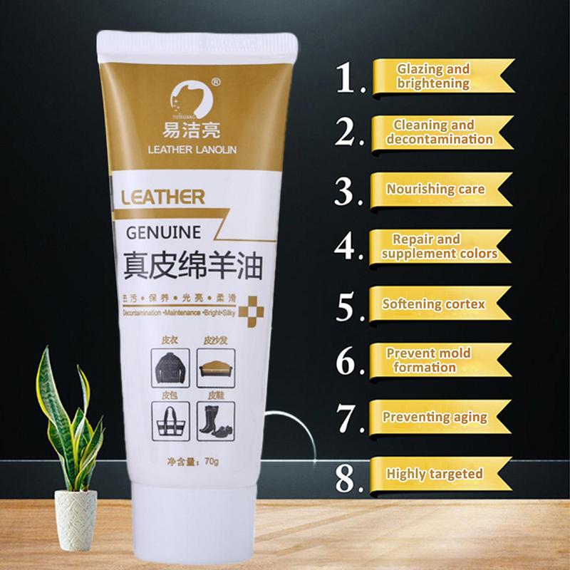 Leather Boot Conditioner Saddle Oil With Lanolin And Palm Wax 70g Leather Oil Leather Softener Saddle Oil For Leather Apparel