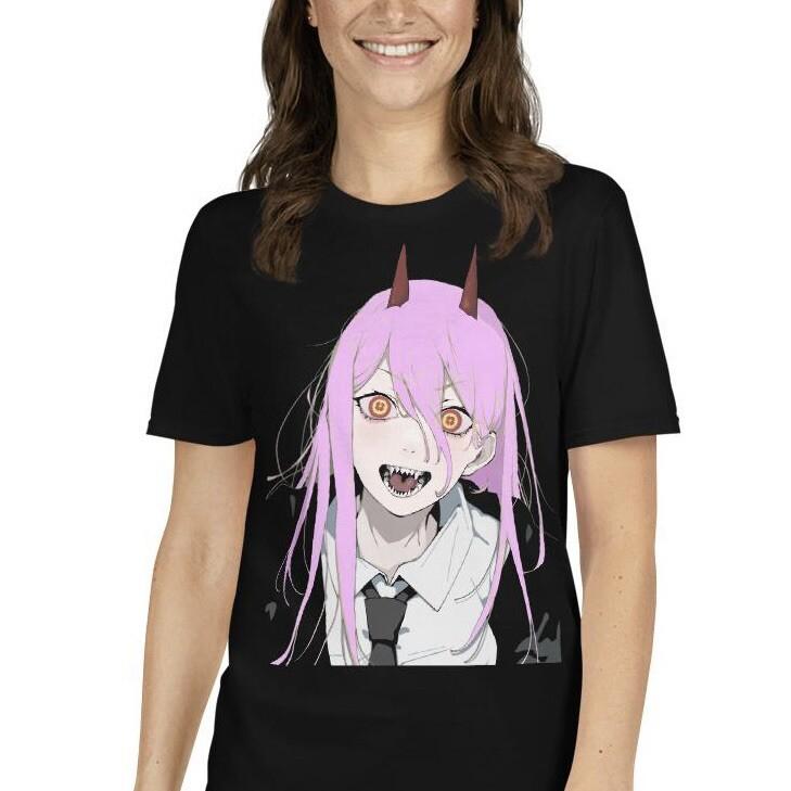 

Devil Manga Anime Girl Harajuku Kawaii Cute Short-Sleeve Unisex T-Shirt 2XL