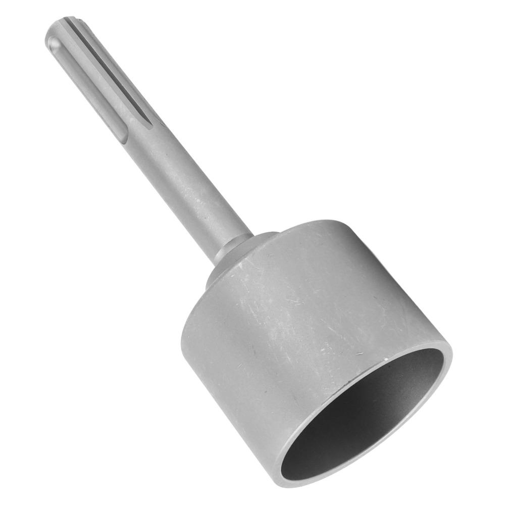 3/2.56/1.77 Inch Diameter Head Fence Post Pounder Steel SDS PLUS Shank Ground Rod Driver Post Driver Attachment Hammer Drills