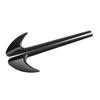 2pcs Car Door Wing Fender Vent Marker Sticker Side Sticker for Brabus Mercedes Benz Maybach AMG Biturbo S63 C43 E53 A/C/E/S/G fui8