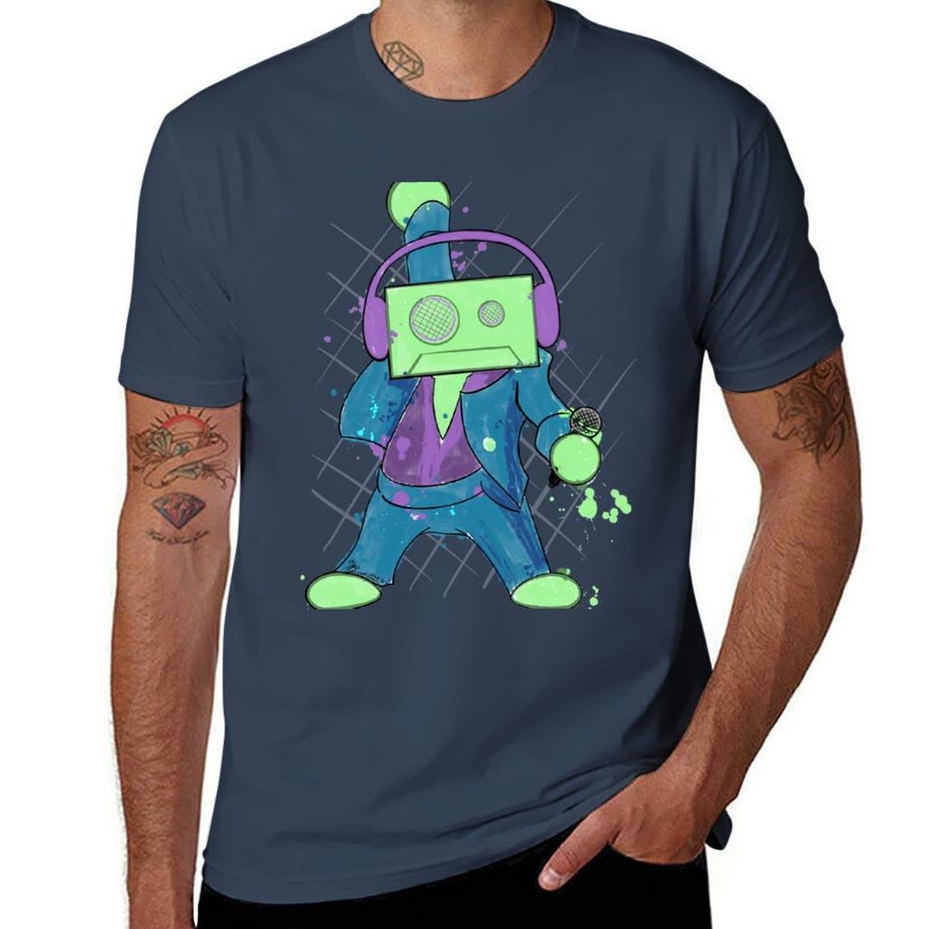 Disco Tapes TShirt Casual Trendy Streetwear Tee Shirt