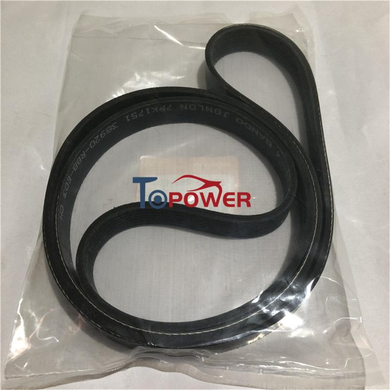OEM 38920-RBB-E03 Serpentine Fan Belt 38920-RBB-E01 38920-RBB-E02 for Honda Acura 2007-2009 CR-V 2004-2008 TSX 2.4L 38920RBBE03