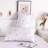 Soft Microfiber Pillow With 9-Hole Fiber Fill Hypoallergenic Neck Support Adults Multiple Colors Available