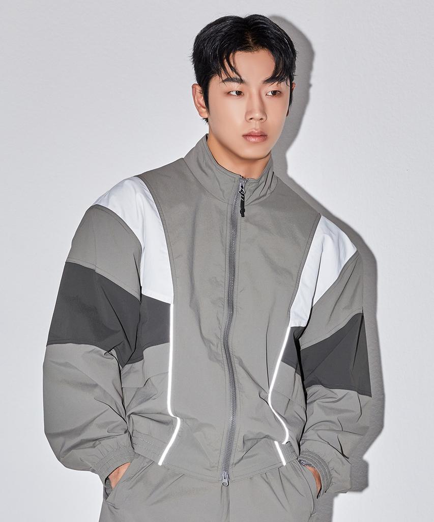 Musinsa Standard Sports Colorblock High Stretch Zip-Up (2 Colors)