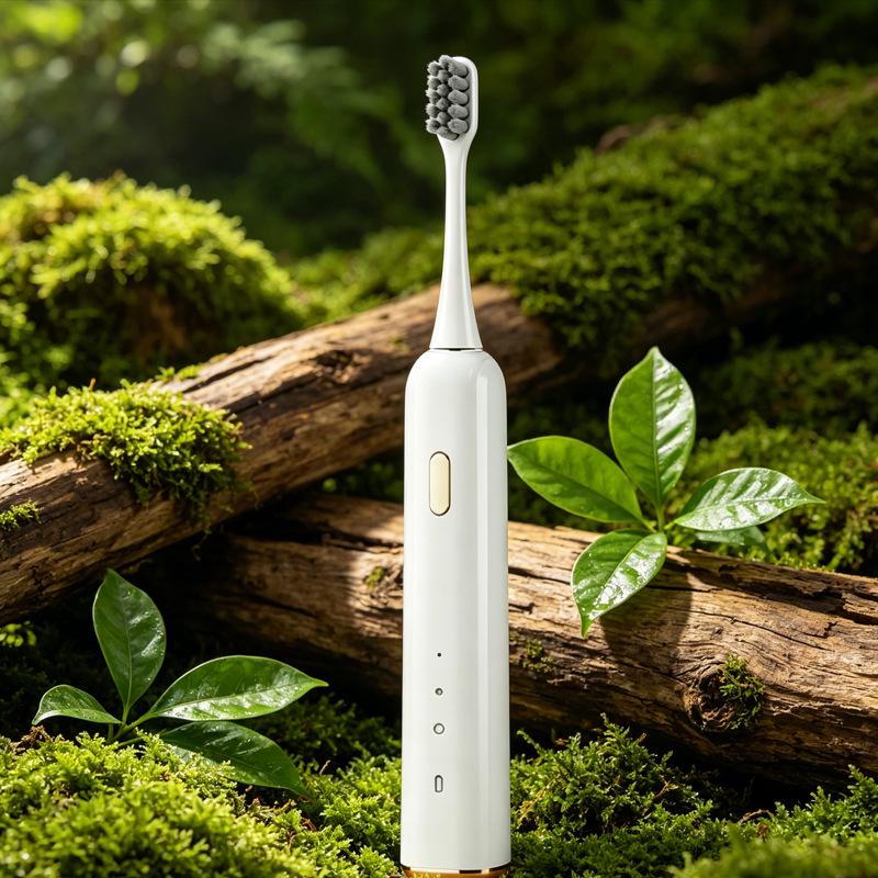 Portable IPX7 Sonic Electric Toothbrush, Waterproof & Travel-Friendly with Gum Care