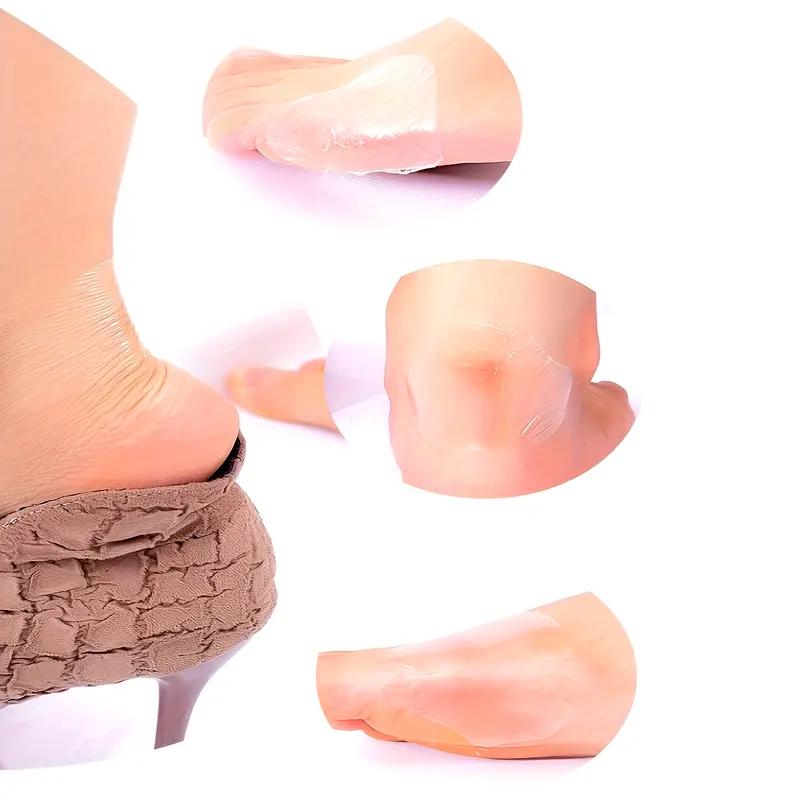 20pcs Gel Heel Protectors - Adhesive Blister Prevention Pads, Transparent Cushions for Shoe Comfort & Pain Relief