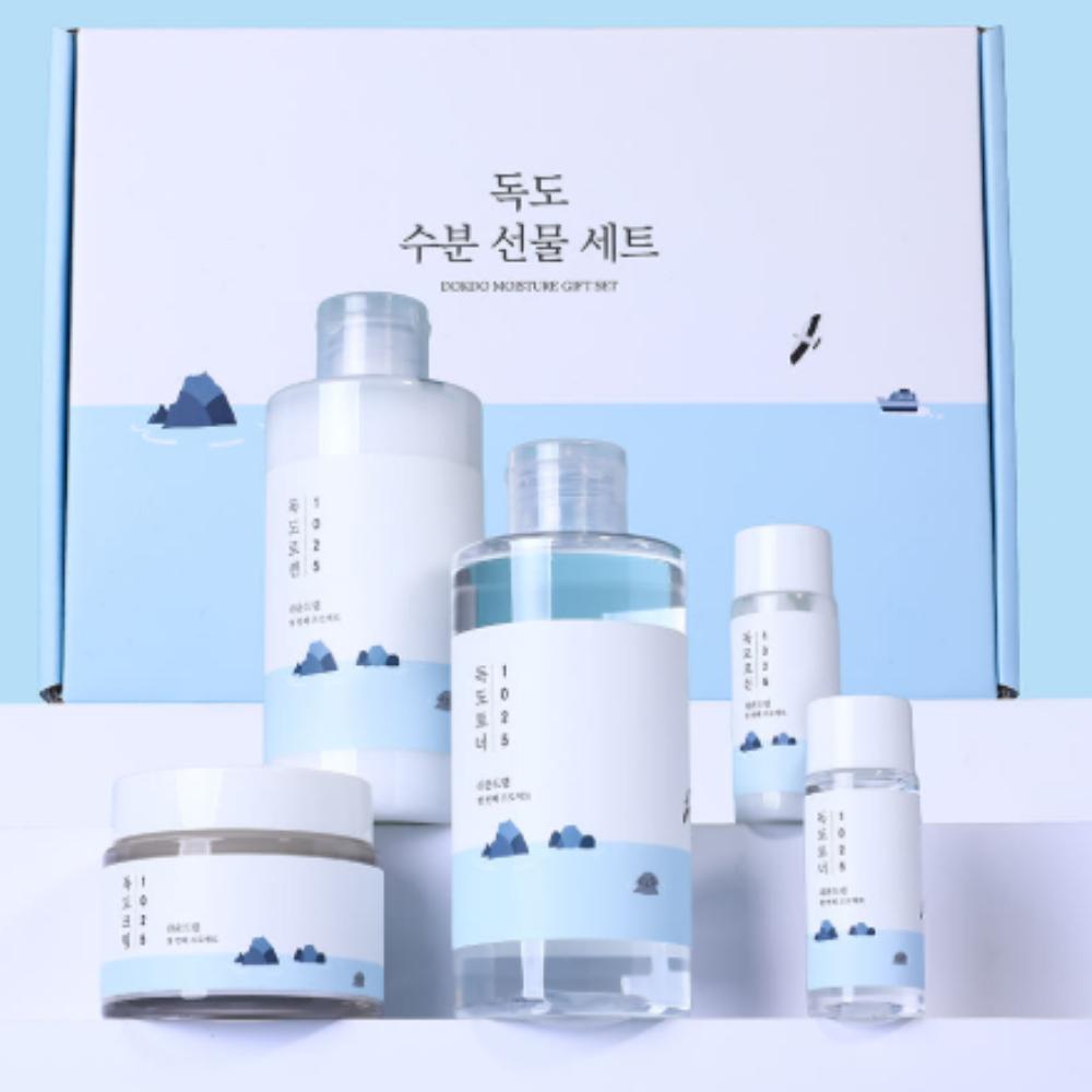 

Набір зволожуючих засобів Round Lab 1025 Dokdo (Тонер 220мл + Лосьйон 220мл + Крем 50мл)