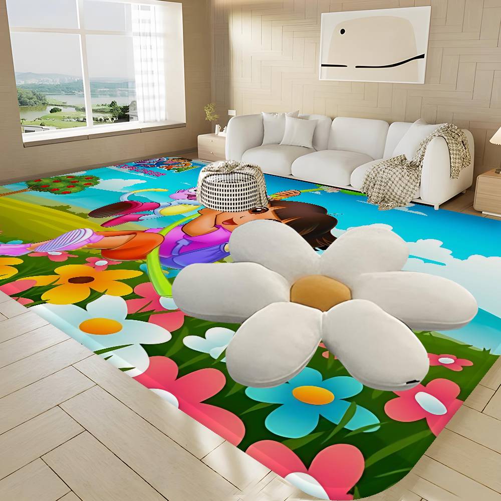 Funny D-Dora Classic Anime Floor Mat Nordic Style Home Doormat Bathroom-Toilet Mats Bedroom Hotel Decor Mat