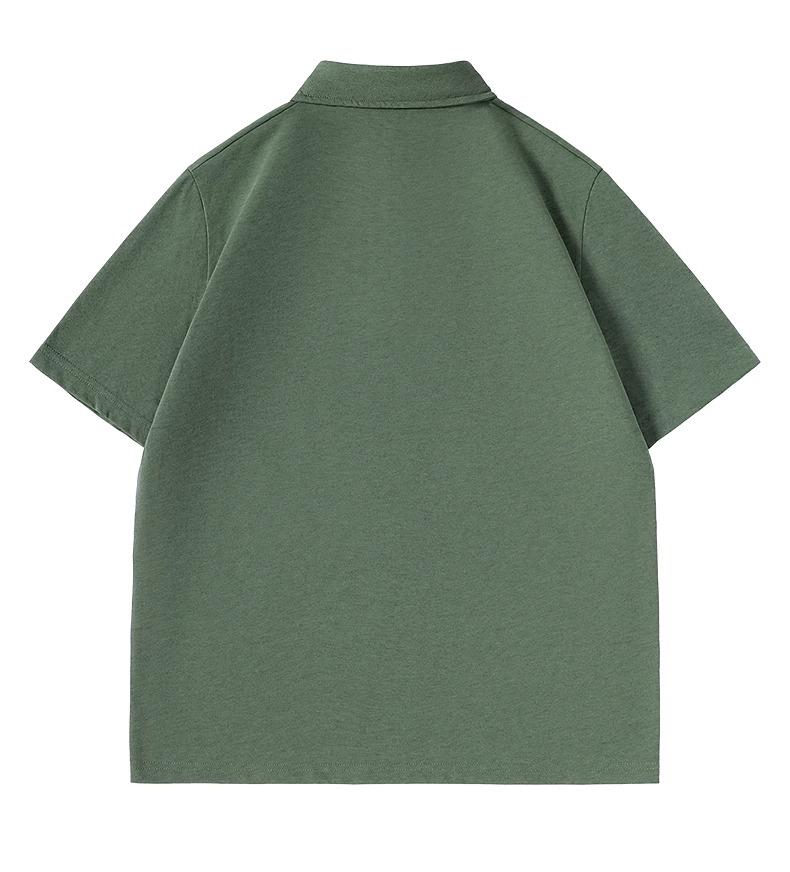 Hello Hipanda Panda Casual Simple UV Resistant Solid Color Lapel Short-Sleeved Polo