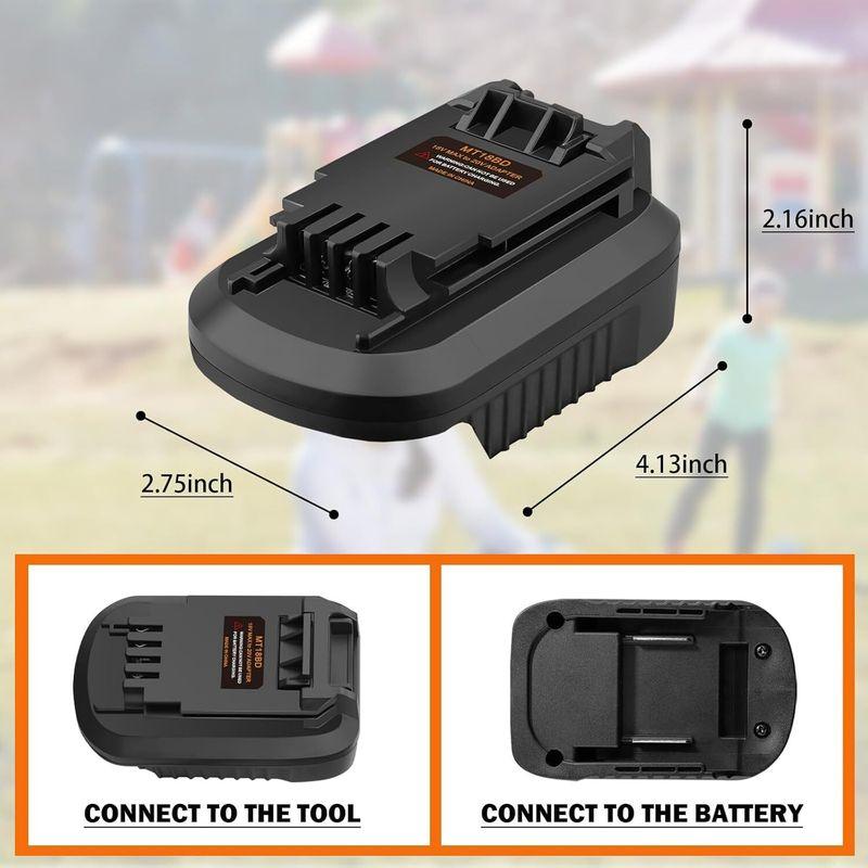 Black&Decker 20V Akülü Aletler için Pil Adaptörü Makita 18V Li-ion Pil Dönüştürücü Black&Decker 20V Matkap için Dönüştür