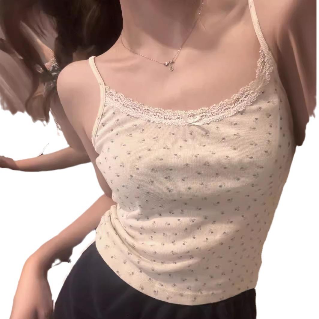 

Короткий топ с U-образным вырезом и цветочным принтом, с короткими рукавами, женская летняя новая облегающая универсальная тонкая футболка XXL