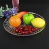 15/20/25cm Acrylic Fruit Plates Salad Dessert Plate Cupcake Display Stand Cookie Platter Household Candy Nut Serving Plate