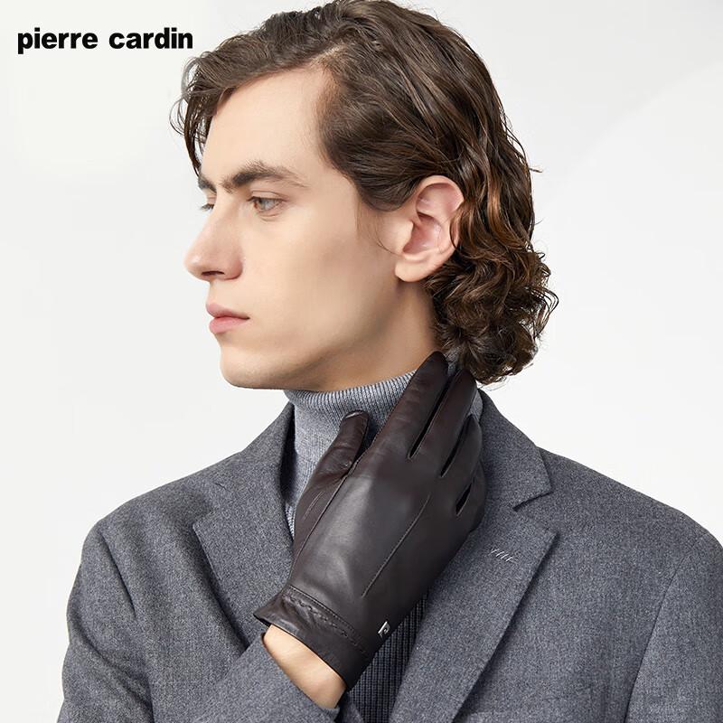 Pierre Cardin Men's Sheepskin Touchscreen Gloves