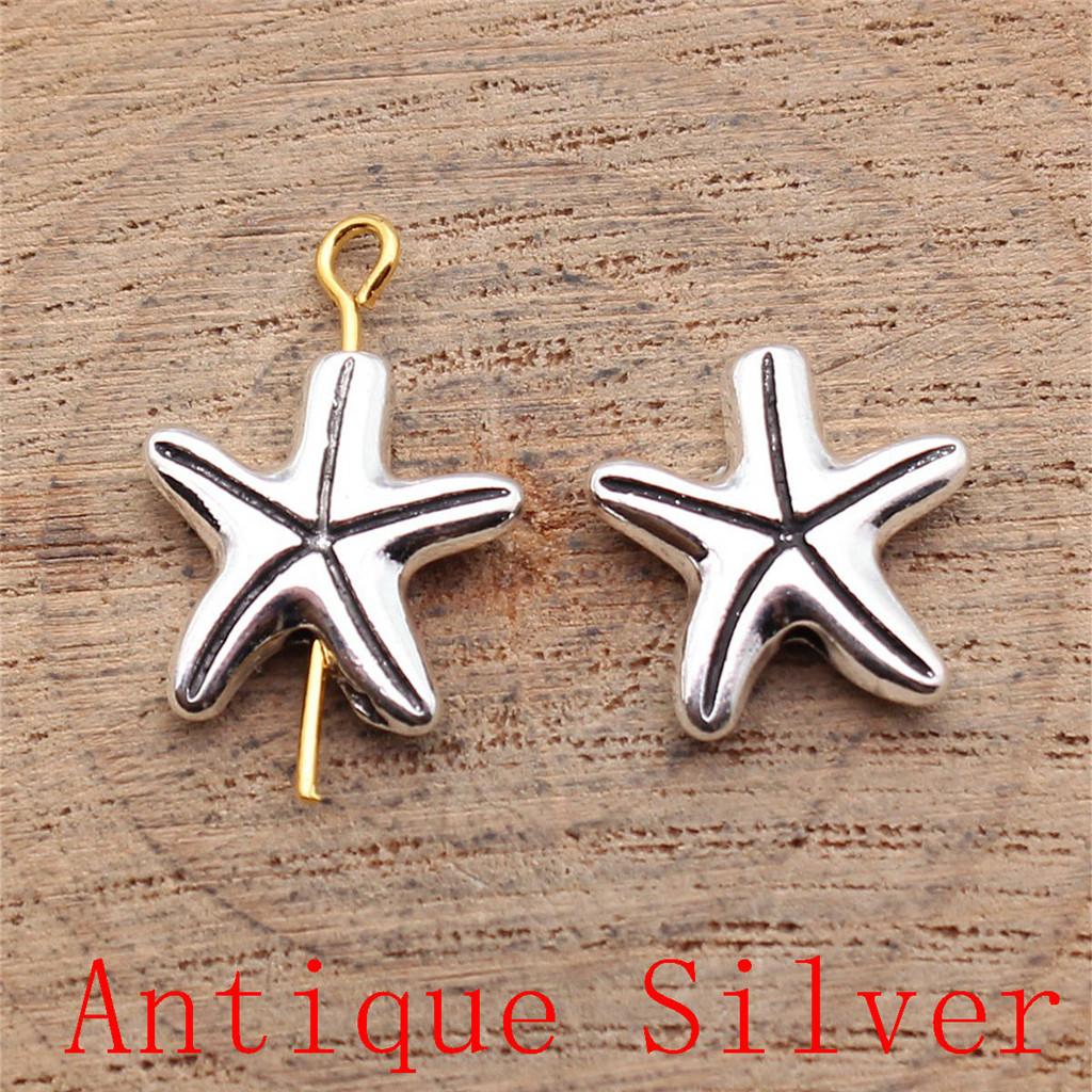 Ocean Animal Tiny Hole Beads For Bracelet Necklace Jewelry Making Craft Findings