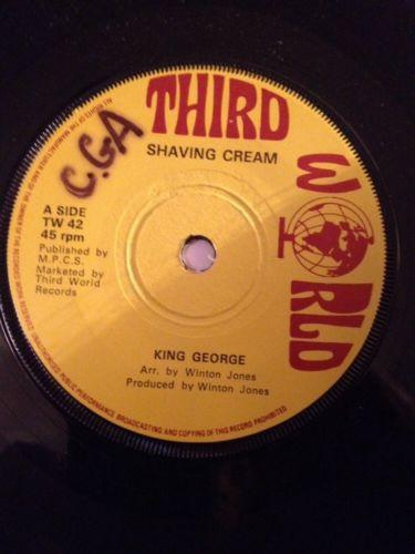 

7inch Record ROY ALTON KING GEORGE Carnival Night Shaving Cream TW42 THIRD WORLD 1976 UK Reggae Ska Dub Used