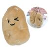 Cute Stuffed Potato Badge Pin Cartoon Potatoes Brooch Pendant Bag Charm Plush Key Chain Decorations Badge Accessory