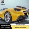 Designed for Ferrari 488: Carbon Fiber Rear Lip Spoiler and Lower Bumper N Body Kit Options.