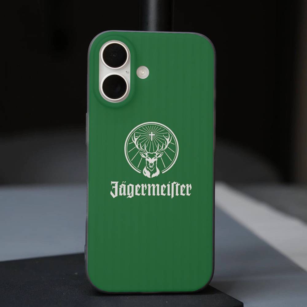 Hi J-Jagermeister Logo For IPhone 16 15 14 13 12 11 17 Pro Max Plus Wave Corrugated Phone Case Anti Drop Cover