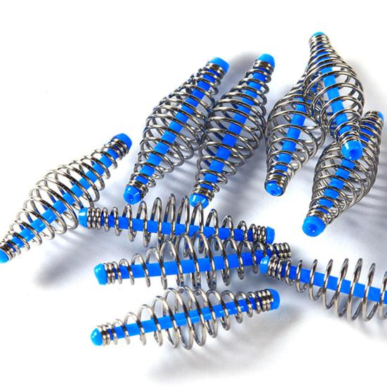 10 stuks voerveren met sterke elasticiteit voor aas, professionele karpervissers, voerhouders en aascontainers.