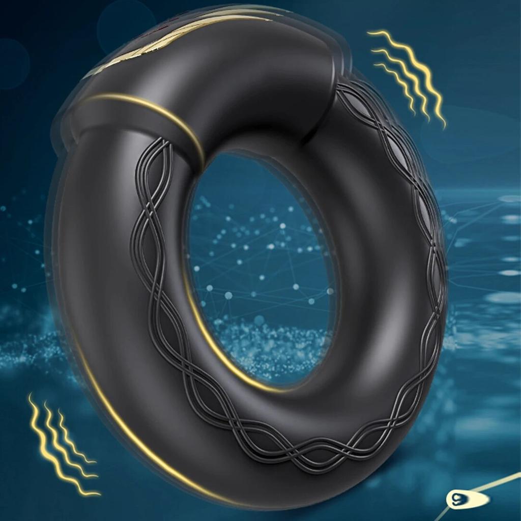 APP Penisring Vibrator für Paare mit Heizung Samensperre Penisringe Verzögerung der Ejakulation Erektion Erotikartikel Sexspielzeug für Männer