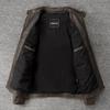 Vintage Yellow Brown Genuine Cow Men Leather Jacket Soft Slim Fit Short Slim Real Cowhide Bomber Coat Spring Autumn