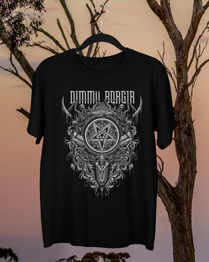 NEW DIMMU BORGIR Band Gift For Fan Black All Size T-shirt Tops Tee