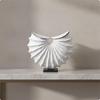 Abstract Shell Sculpture Coastalthemed Art Piece Unique for Shelf, Office