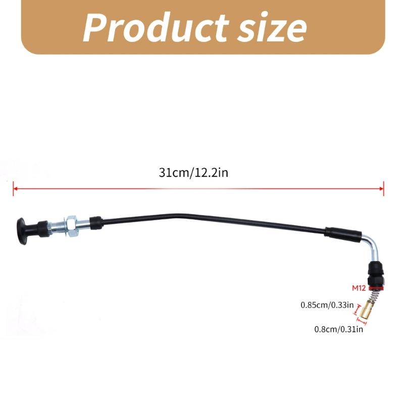 Motorcycle Carburetor Choke Cable Replaces 27421-99C 27490-04 for CV40 883 1200 XL883 XLH1200 Carb
