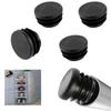 8 STKS Zwart Rond Plastic Afsluitdop Buis Pijp Inzetstuk Plug Stop Dop Voor Stoelpoot Pijp tapon tubo