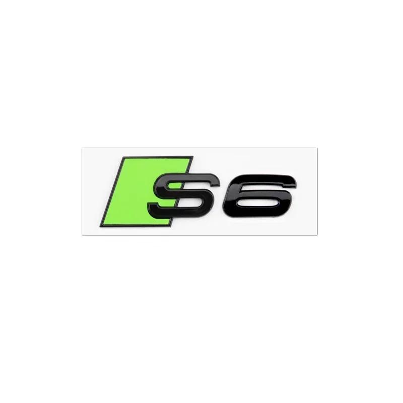 New Car Body Rear Trunk ABS Badge S3 S4 S5 S6 S7 S8 Emblem Sticker Decor Accessories for PP7 A4 B8 B6 B9 B7 A3 8P 8V 8L A6 C7 7PP